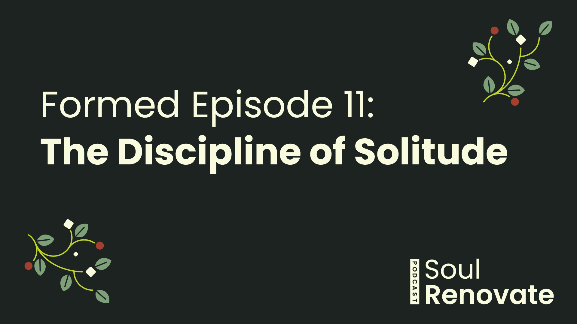 The Discipline of Solitude - Formed E11
